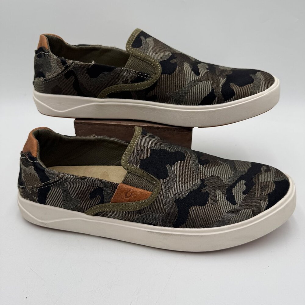 OLUKAI Lae'ahi Pa'i  Slip On Sneakers, Lightweight Barefoot Feel & Breathable Al